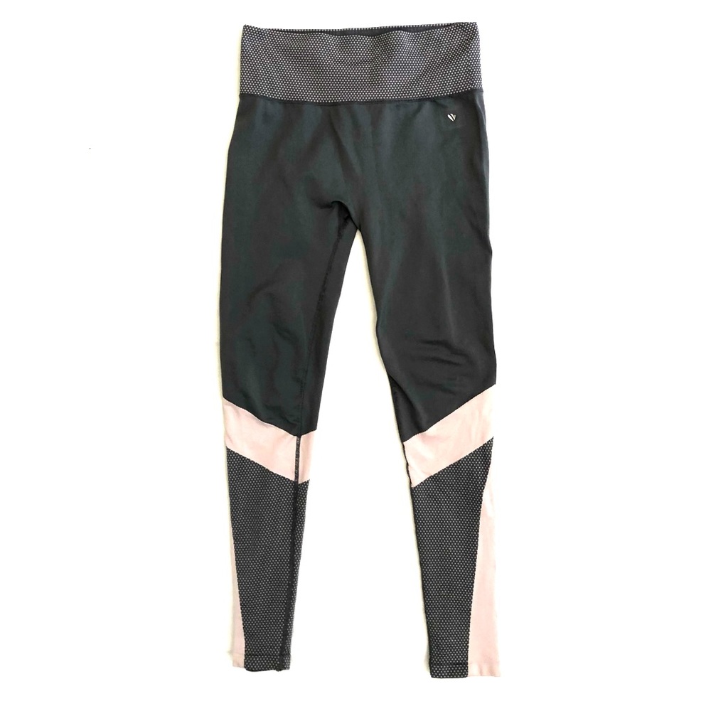Grey and Pink Athletic Leggings